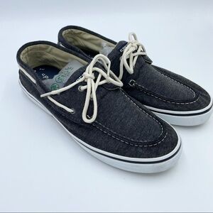 Sperry Top Slider Cloth Boat Shoes Sz 12